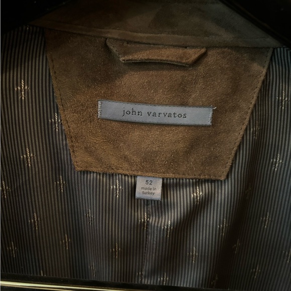 John Varvatos suede jacket with vintage buttons and great quality - Picture 5 of 7